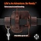 1791 Everyday Carry Tool Organizer for S/M Multitool, Pen/Pen Light with Small Flex & Action-Snap Belt Attachment WEB-ST-AS-SF-BUR-A - alternate 4